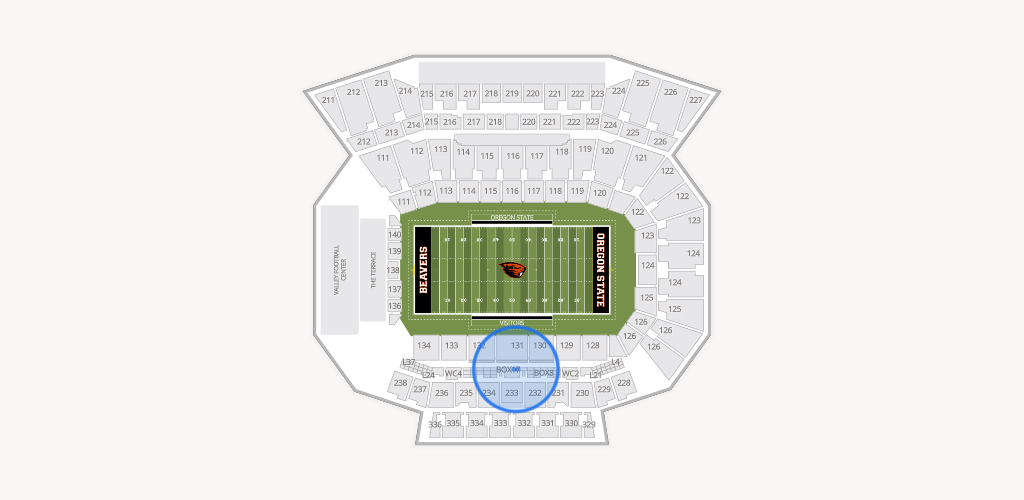 Reser Stadium Seating Chart