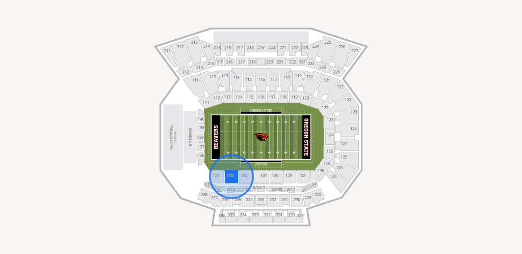 Reser Stadium Seating Chart