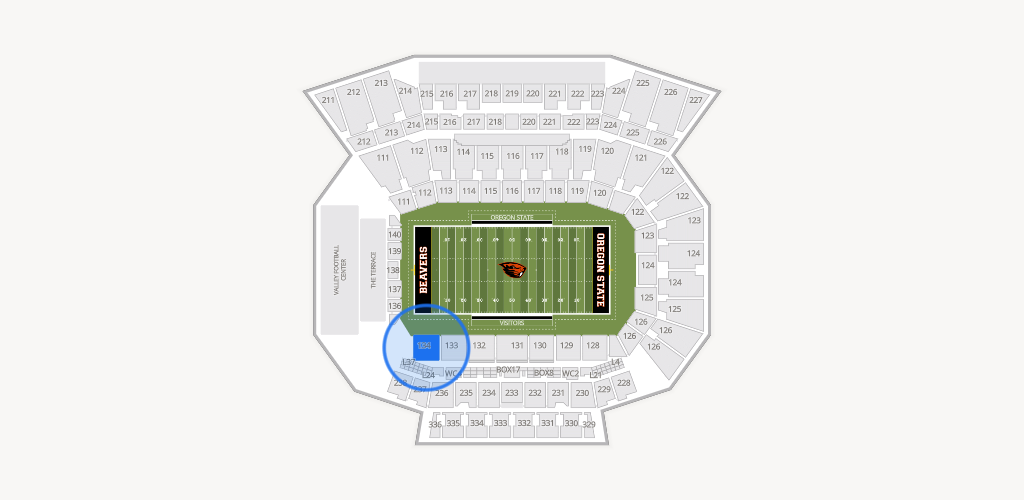 Reser Stadium Seating Chart
