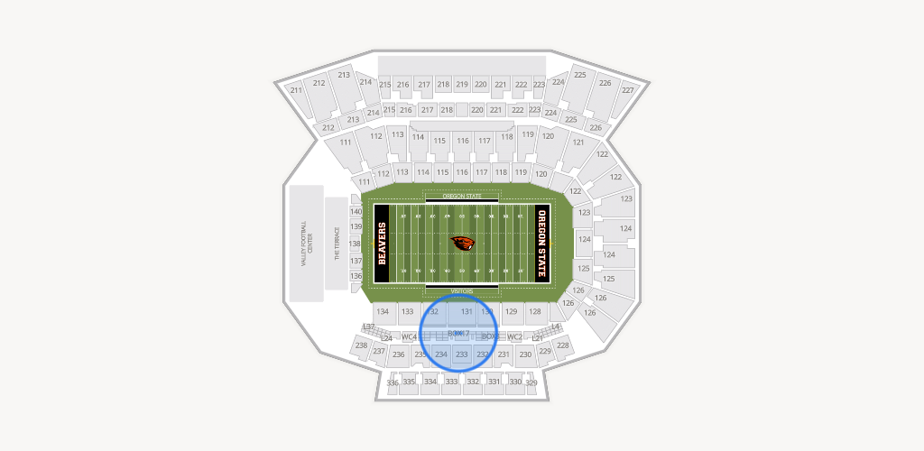 Reser Stadium Seating Chart