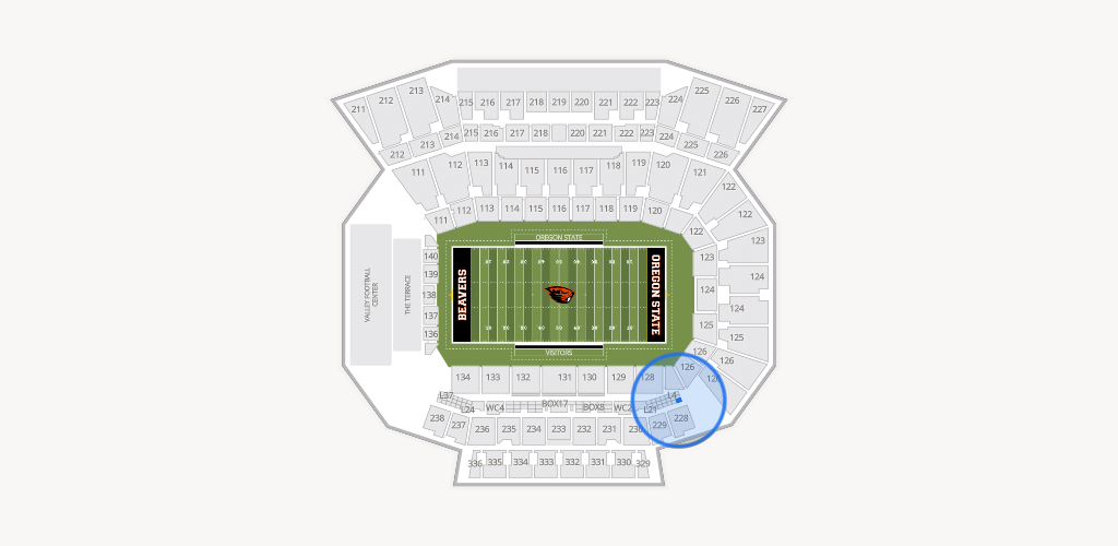 Reser Stadium Seating Chart
