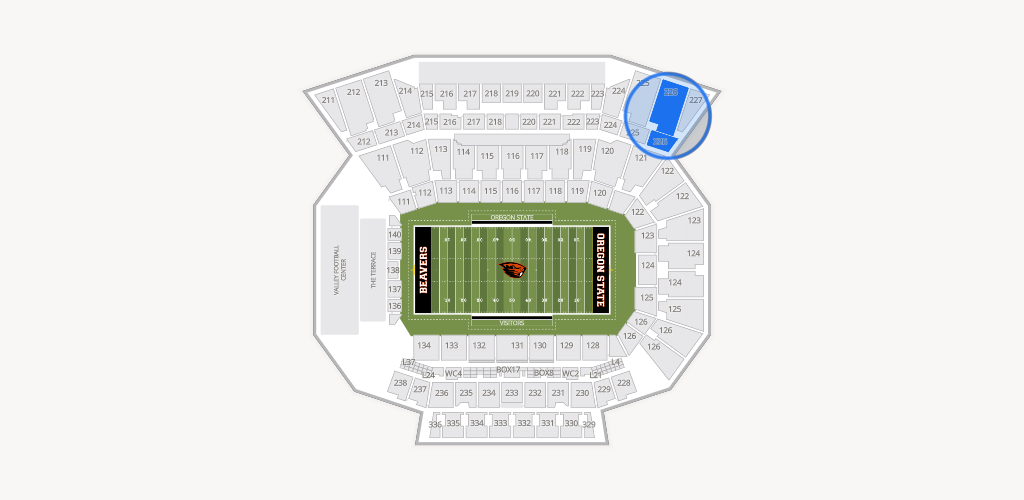 Reser Stadium Seating Chart