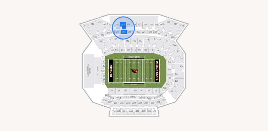 Reser Stadium Seating Chart