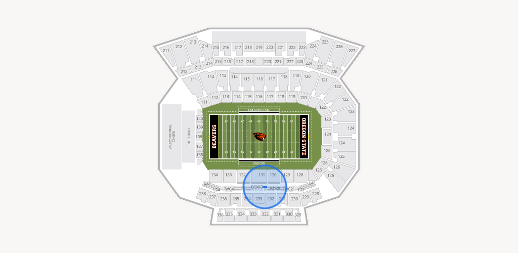 Reser Stadium Seating Chart