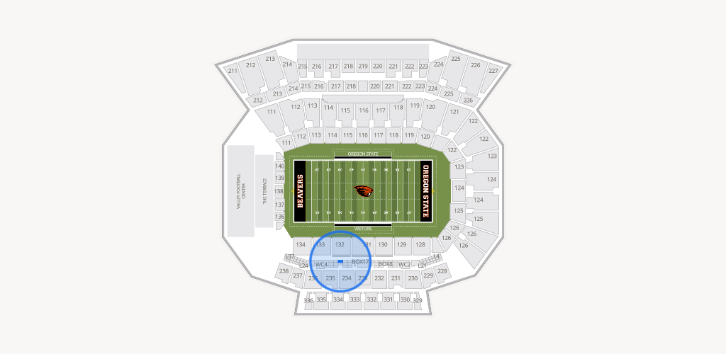 Reser Stadium Seating Chart