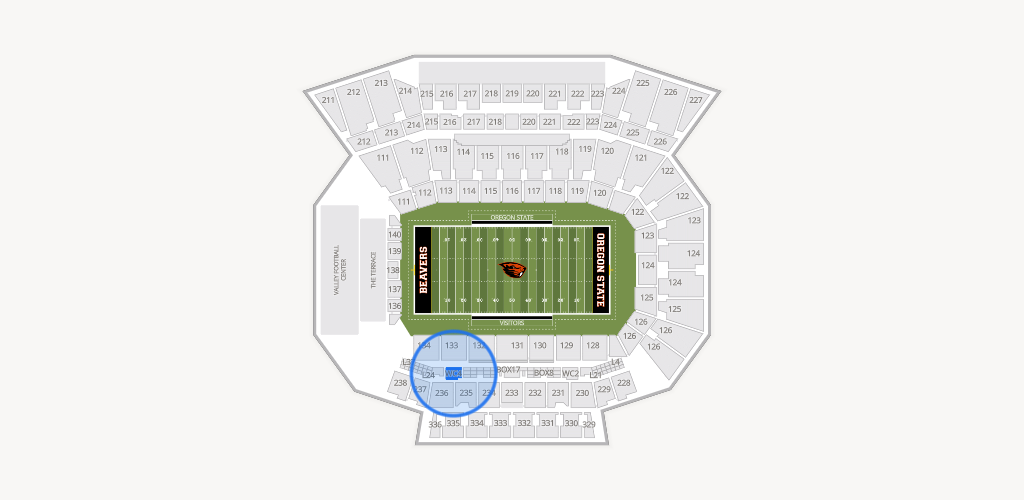 Reser Stadium Seating Chart