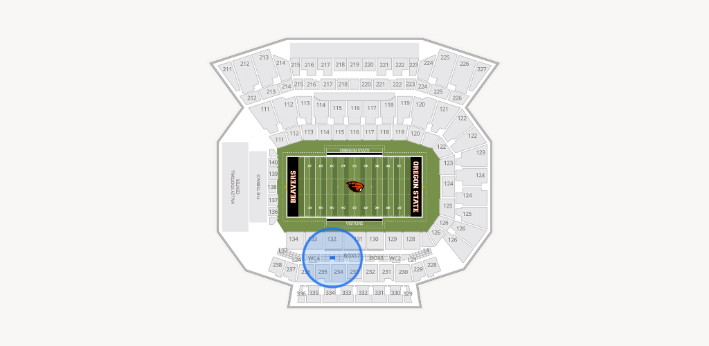 Reser Stadium Seating Chart