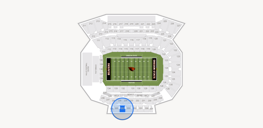 Reser Stadium Seating Chart