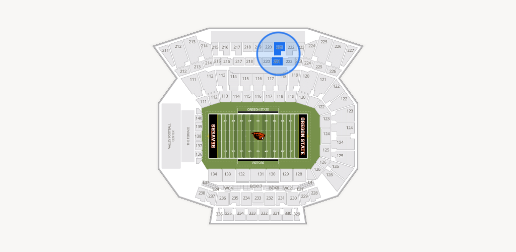 Reser Stadium Seating Chart