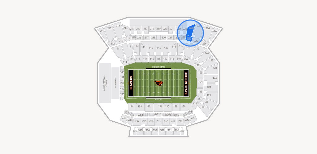 Reser Stadium Seating Chart