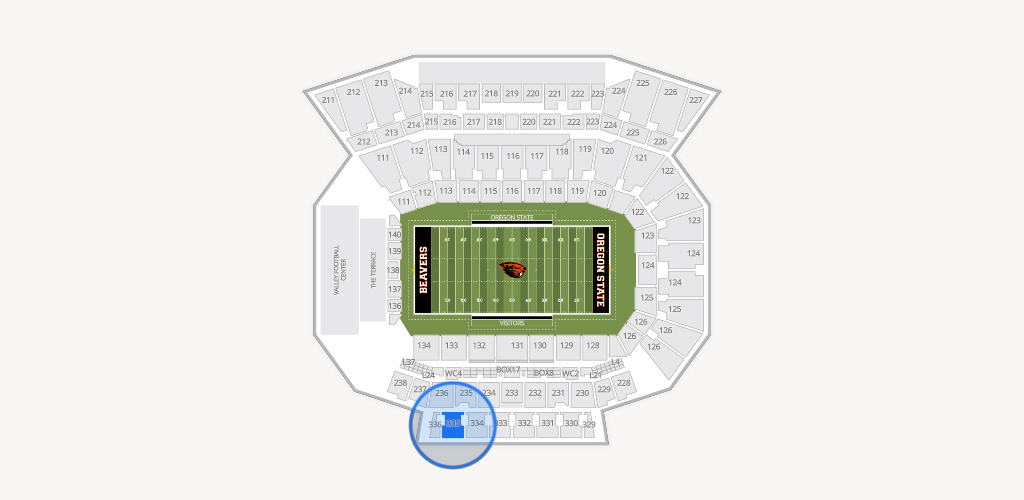 Reser Stadium Seating Chart