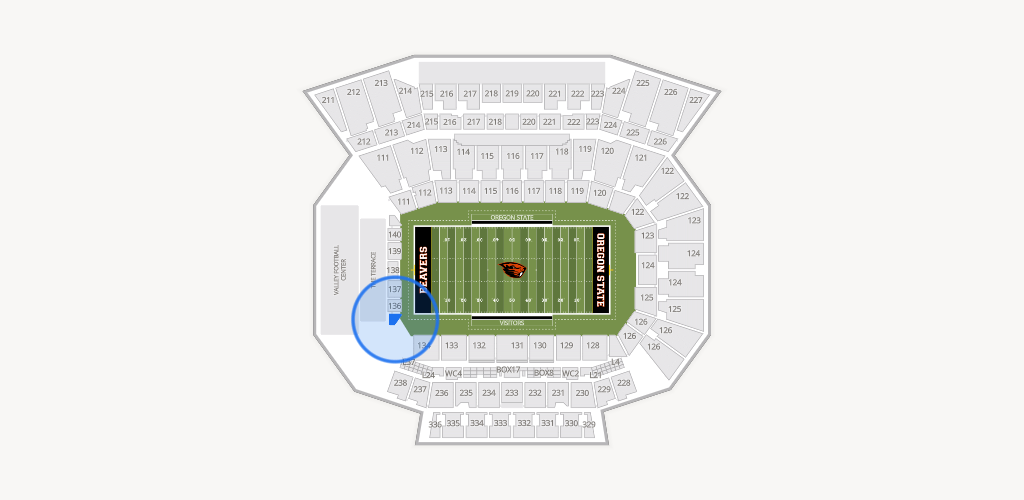 Reser Stadium Seating Chart