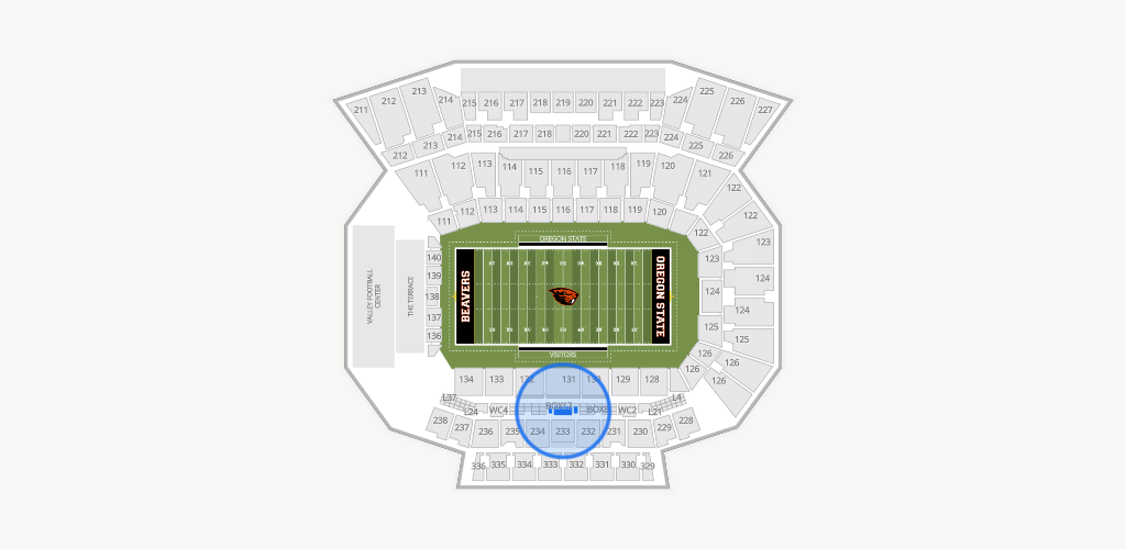 Reser Stadium Seating Chart