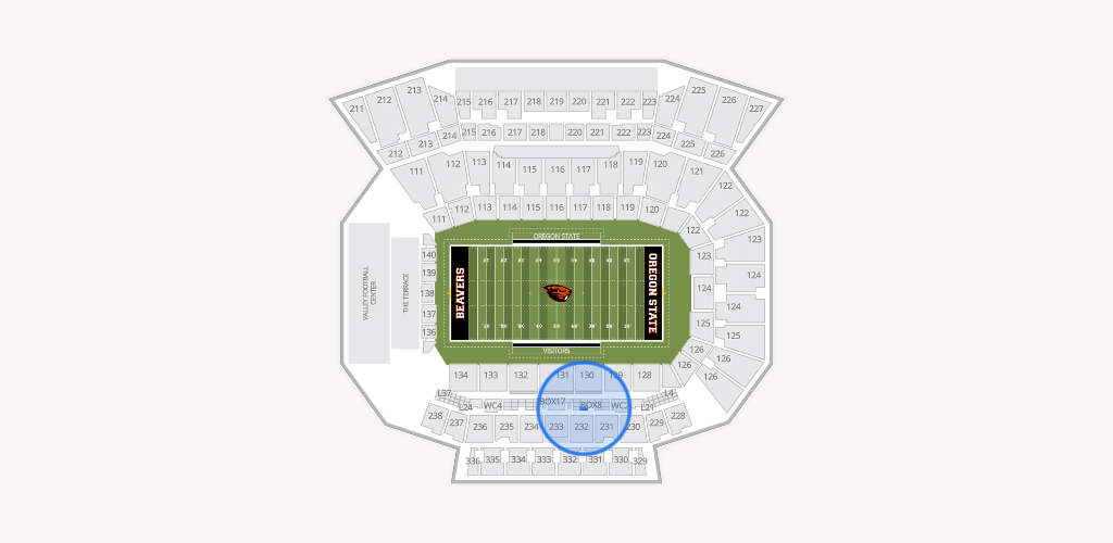 Reser Stadium Seating Chart