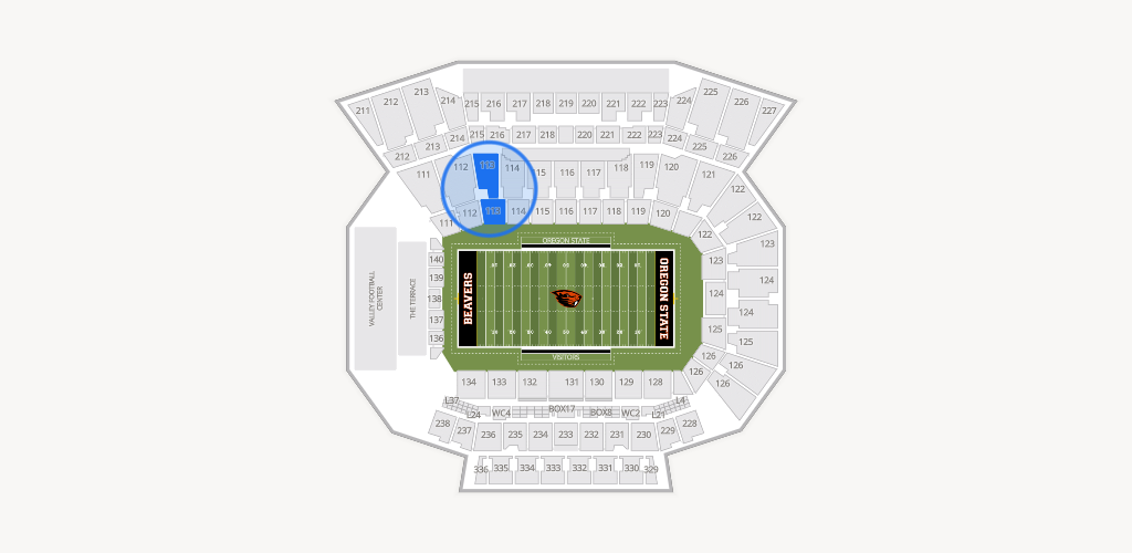 Reser Stadium Seating Chart