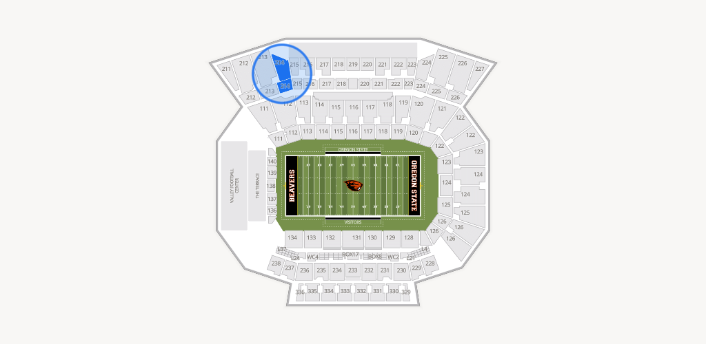 Reser Stadium Seating Chart