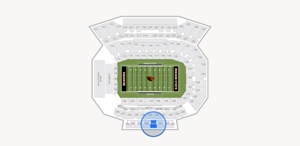Reser Stadium Seating Chart