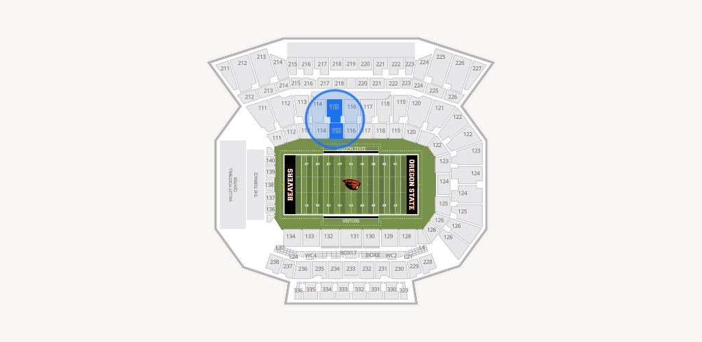 Reser Stadium Seating Chart