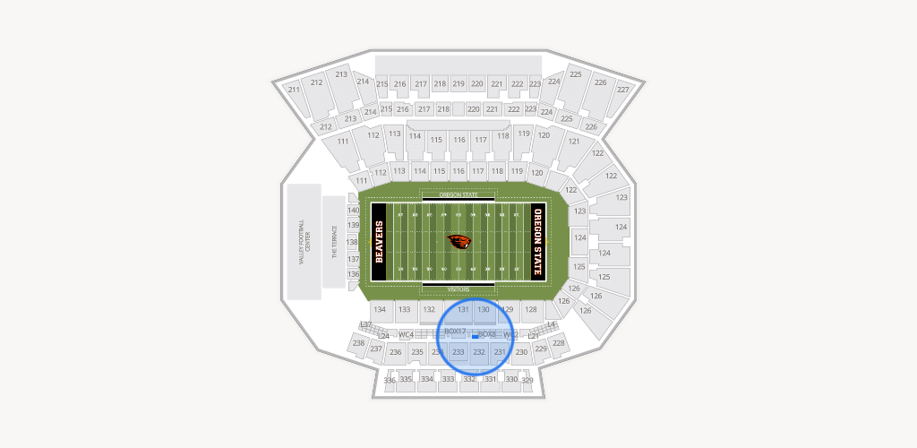 Reser Stadium Seating Chart