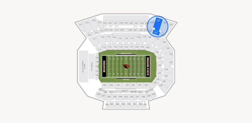 Reser Stadium Seating Chart