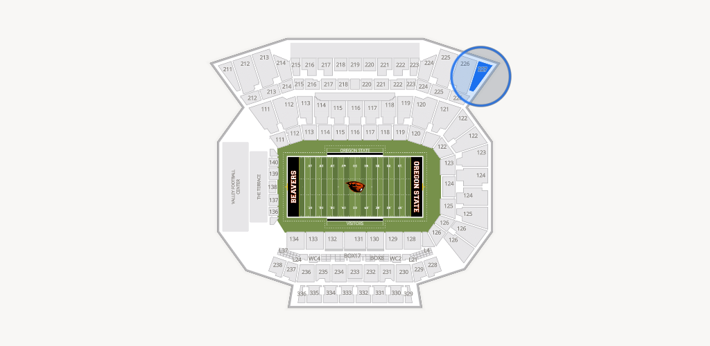 Reser Stadium Seating Chart