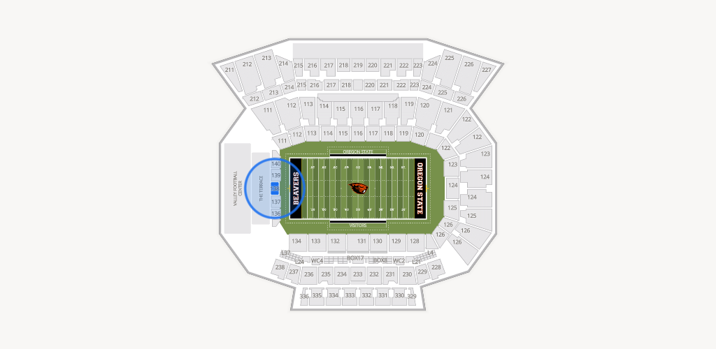 Reser Stadium Seating Chart