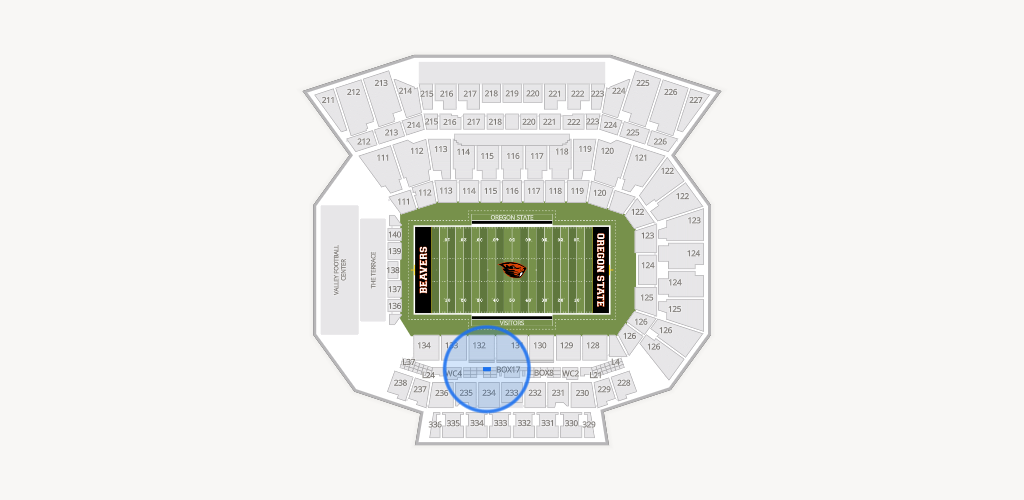 Reser Stadium Seating Chart