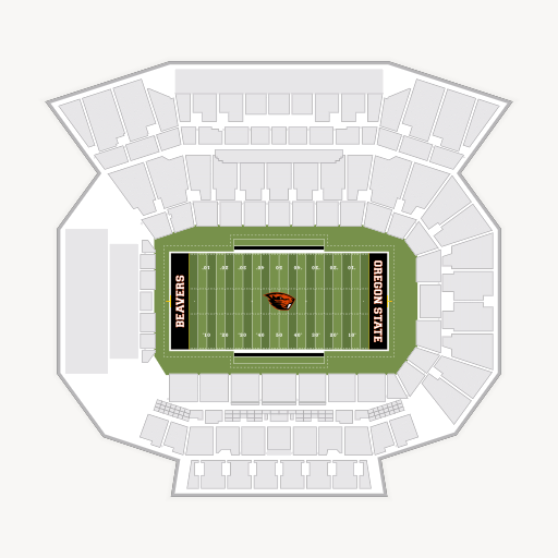 Reser Stadium seating chart