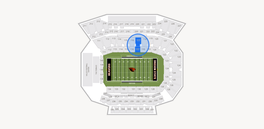 Reser Stadium Seating Chart