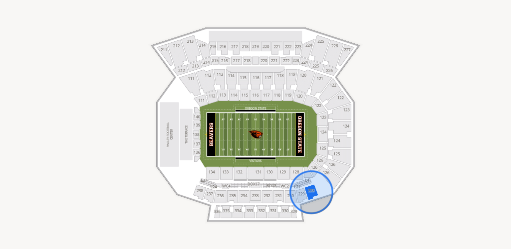 Reser Stadium Seating Chart