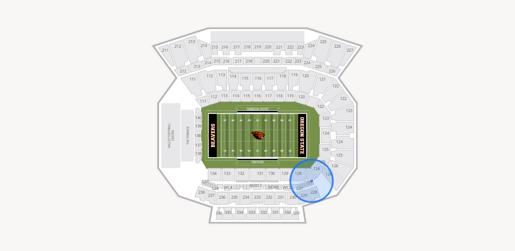 Reser Stadium Seating Chart