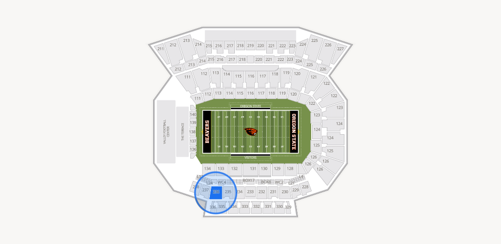 Reser Stadium Seating Chart