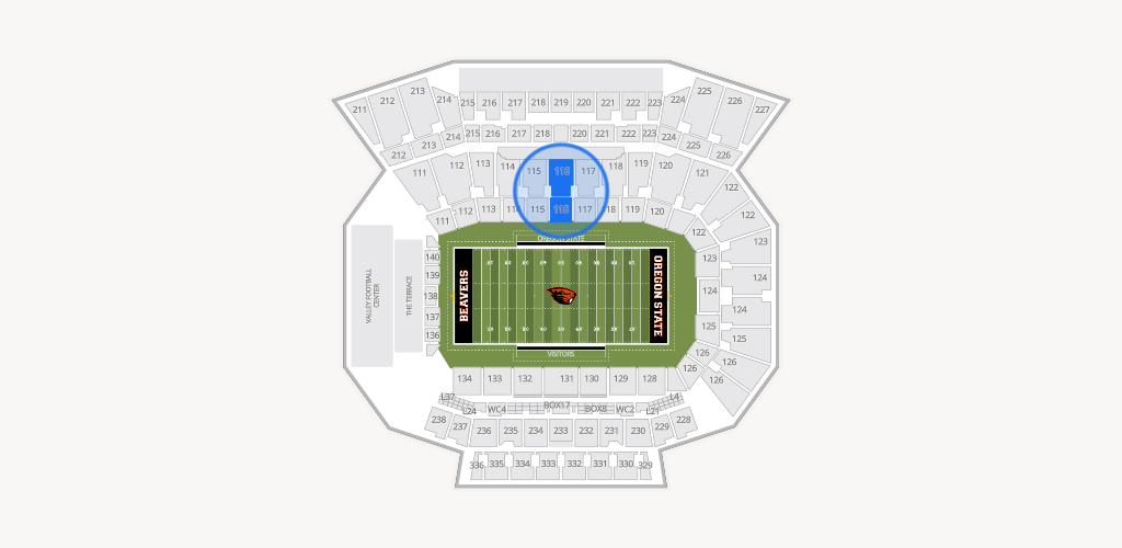 Reser Stadium Seating Chart