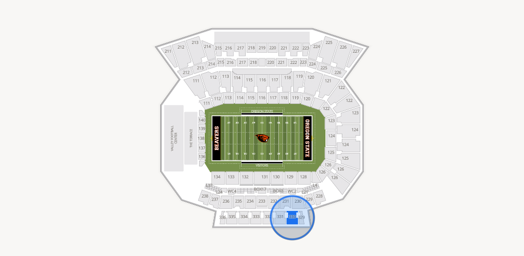 Reser Stadium Seating Chart