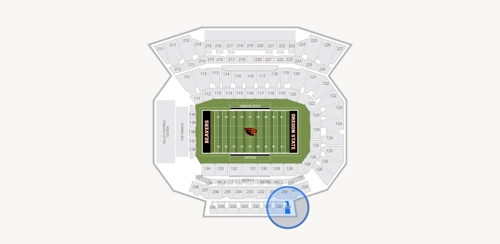 Reser Stadium Seating Chart