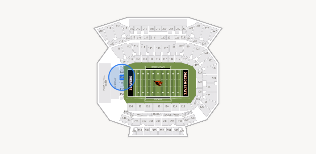 Reser Stadium Seating Chart