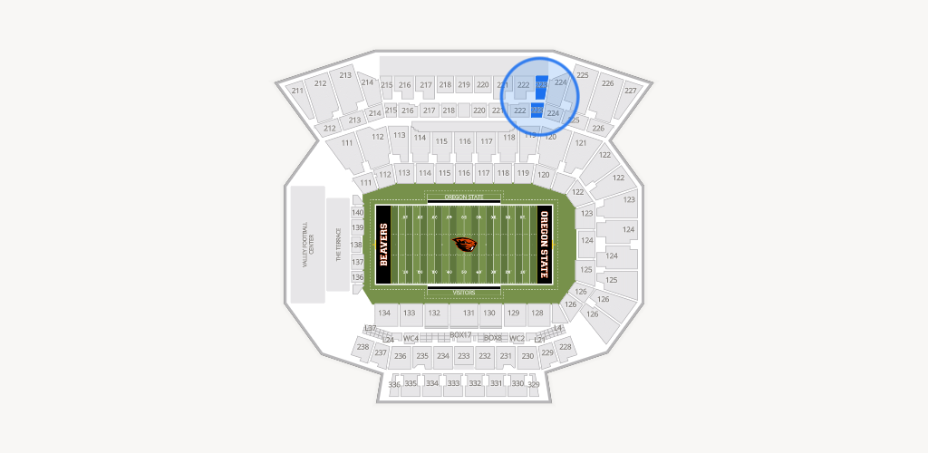 Reser Stadium Seating Chart