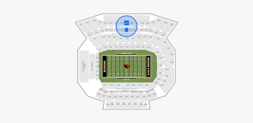 Reser Stadium Seating Chart