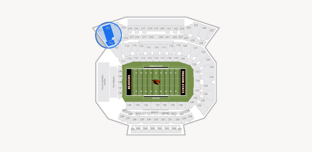 Reser Stadium Seating Chart