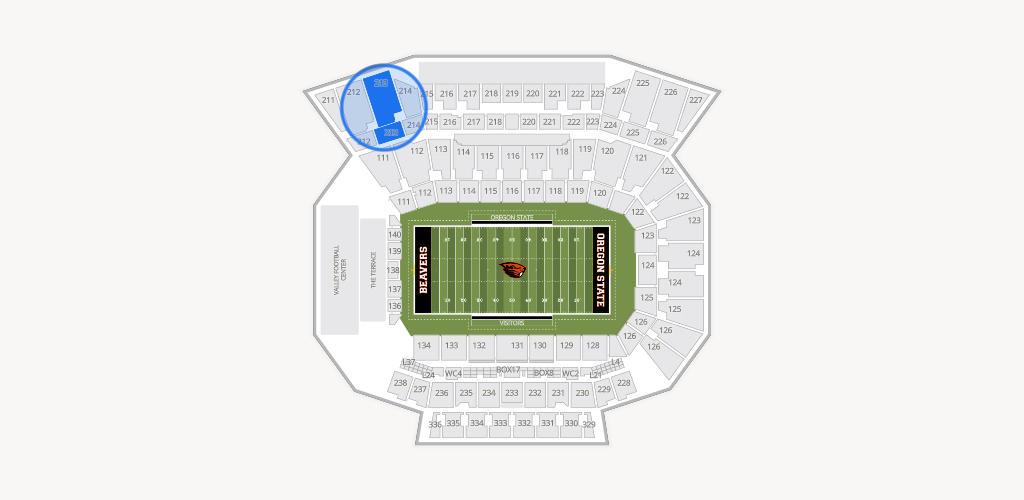 Reser Stadium Seating Chart