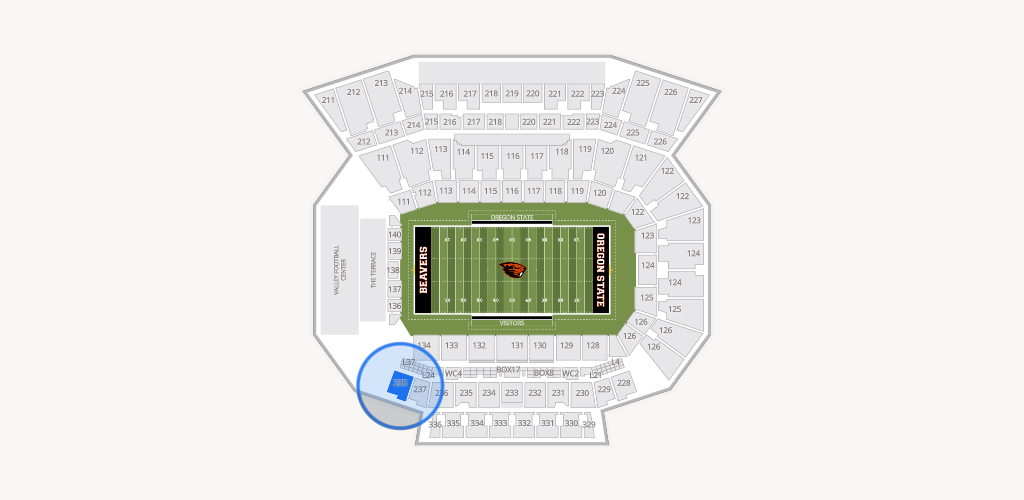 Reser Stadium Seating Chart