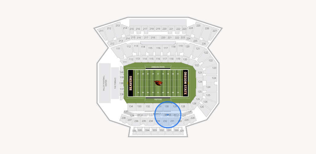 Reser Stadium Seating Chart