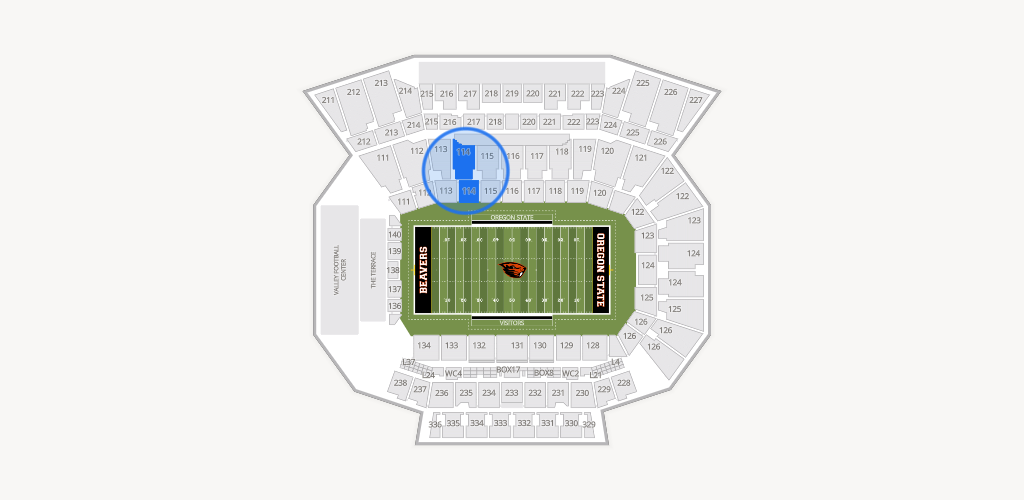 Reser Stadium Seating Chart