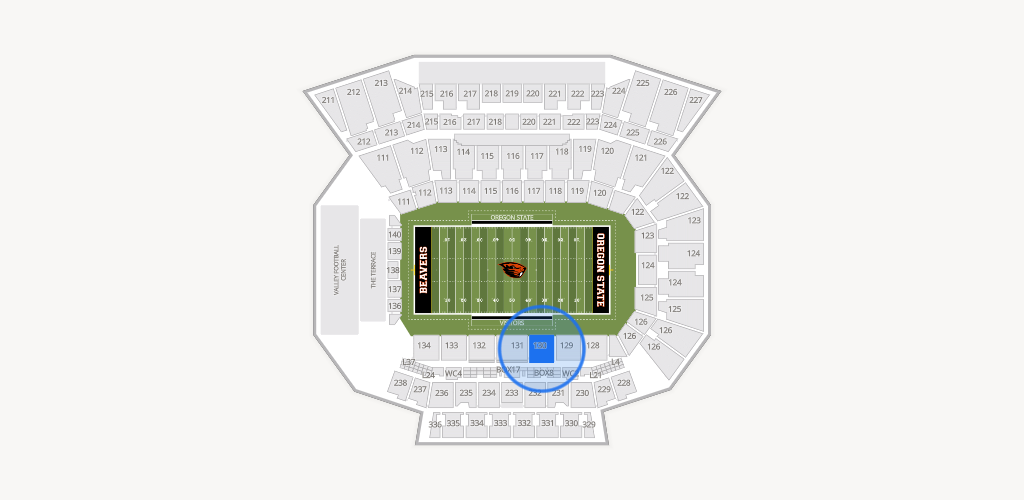 Reser Stadium Seating Chart