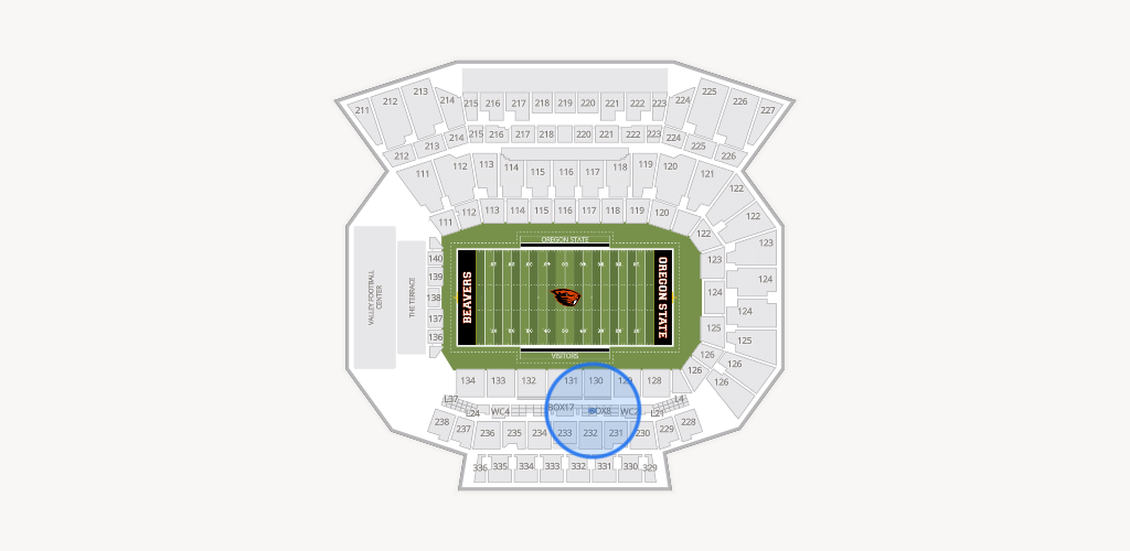 Reser Stadium Seating Chart