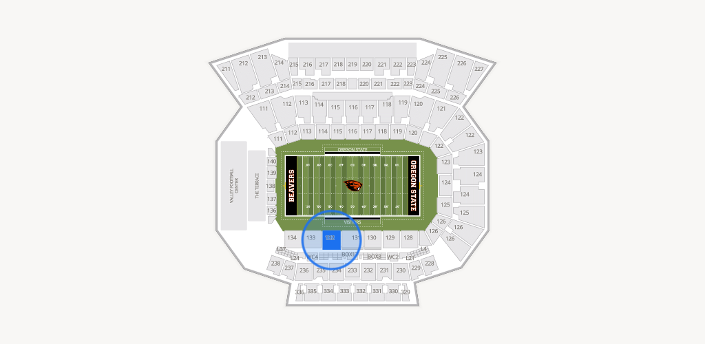 Reser Stadium Seating Chart
