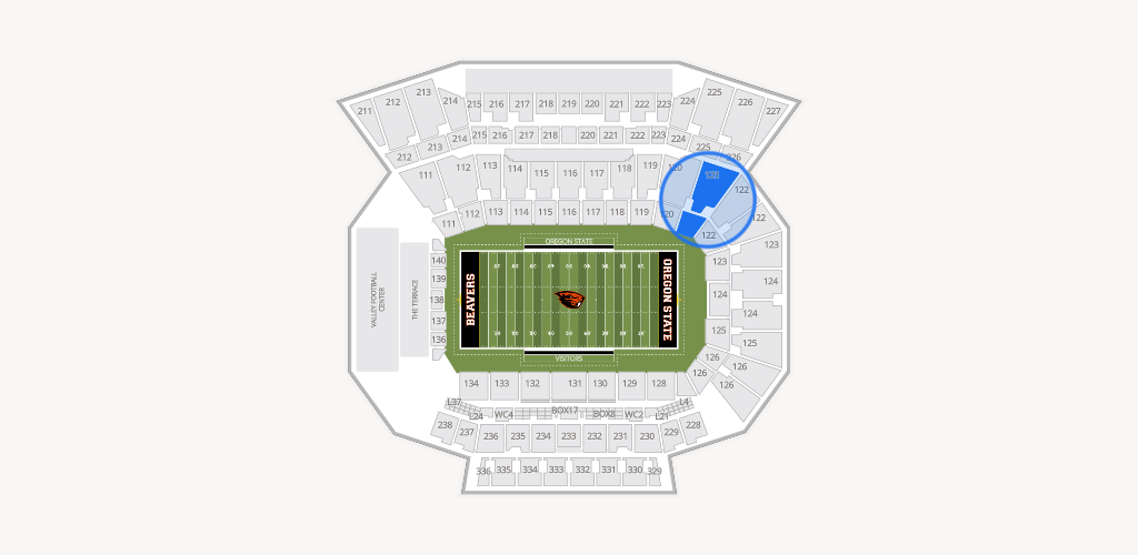 Reser Stadium Seating Chart