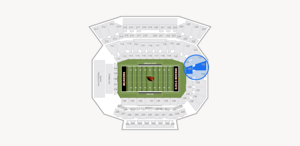 Reser Stadium Seating Chart