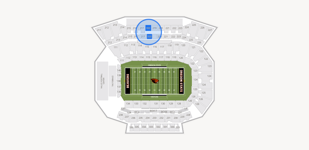 Reser Stadium Seating Chart