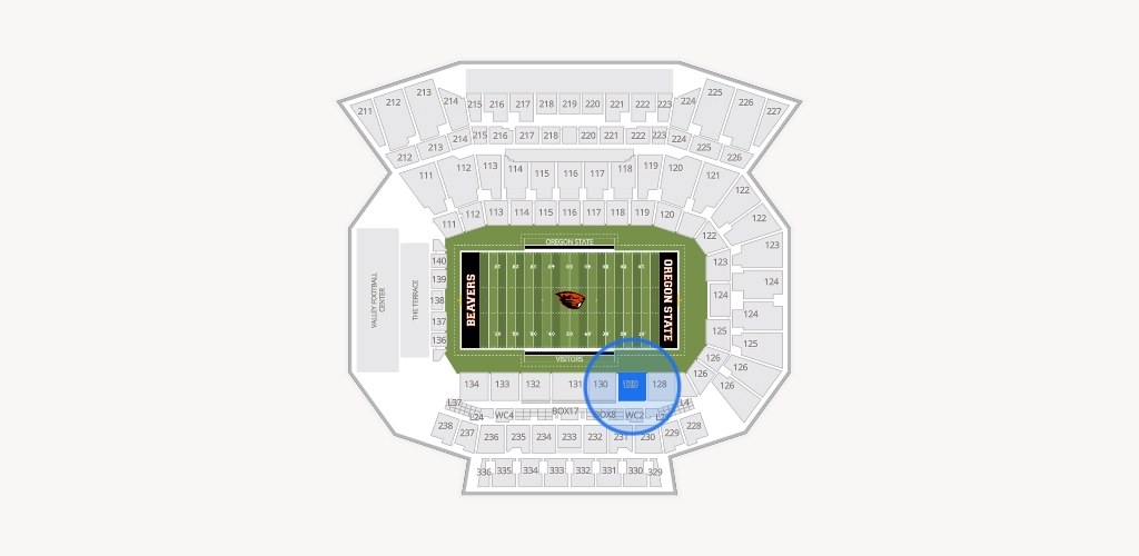 Reser Stadium Seating Chart